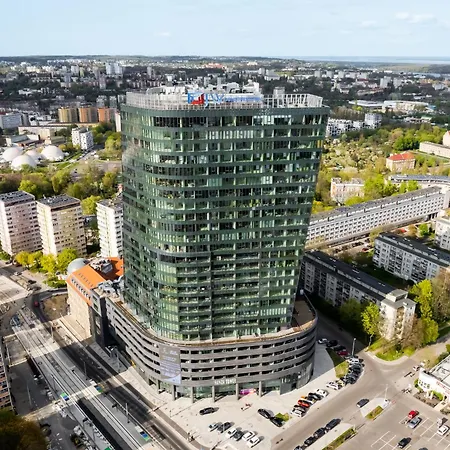 Lägenhet Ans Hanza Tower No 530 - Swimming Pool, Sauna, Jacuzzi, Viewing Terrace