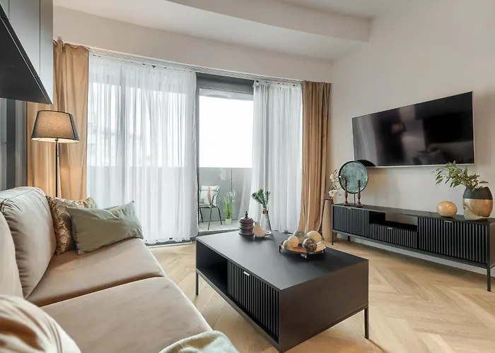 Ans Hanza Tower No 530 - Swimming Pool, Sauna, Jacuzzi, Viewing Terrace Apartman